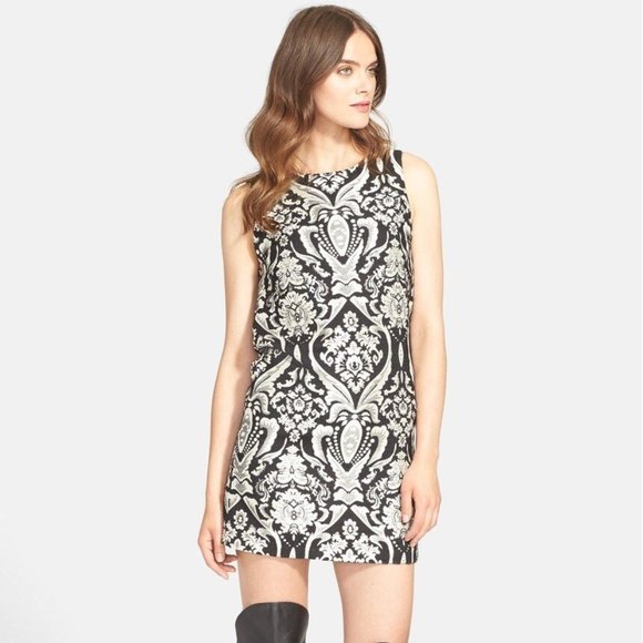 Alice + Olivia Black and White Mini Dress - Picture 2 of 15